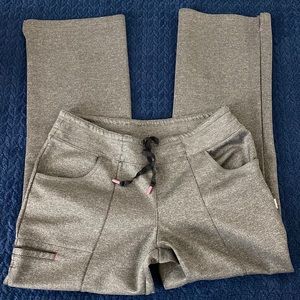 Smitten, gray scrub pants